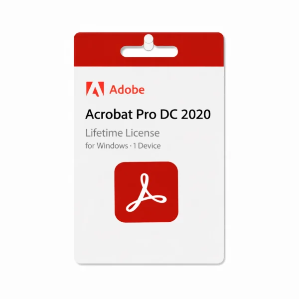 Adobe Acrobat Pro DC 2020 Lifetime License for Windows