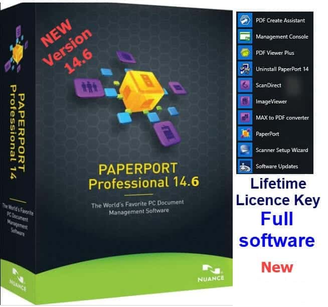 Nuance PaperPort 14.6 Professional scanning, converting, editing documents